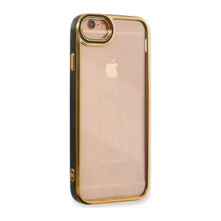 Apple iPhone 6 Kılıf Liva Lens Silikon - Siyah