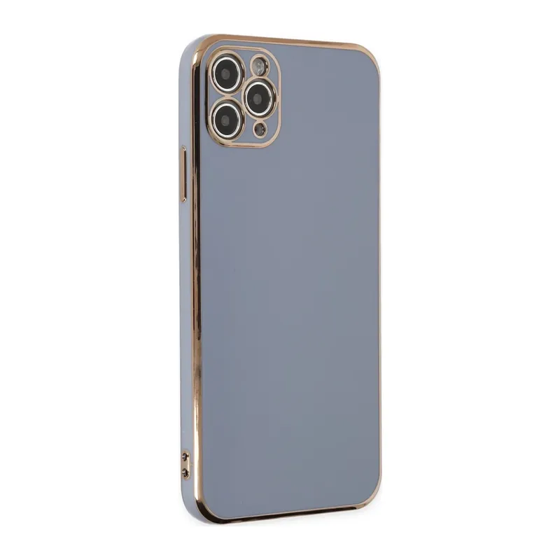 Apple iPhone 11 Pro Max Uyumlu Kılıf Volet Silikon - Mavi