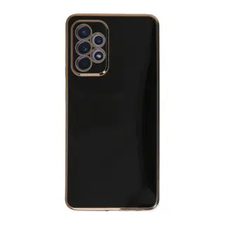 Samsung Galaxy A52 Uyumlu Kılıf Volet Silikon - Siyah