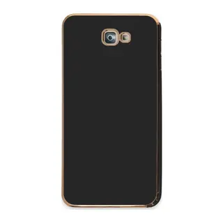 Samsung Galaxy J7 Prime Uyumlu Kılıf Volet Silikon - Siyah