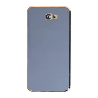 Samsung Galaxy J7 Prime Uyumlu Kılıf Volet Silikon - Mavi
