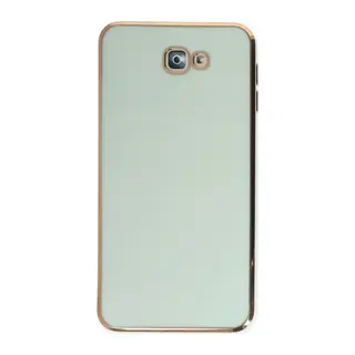 Samsung Galaxy J7 Prime Uyumlu Kılıf Volet Silikon - Açık Yeşil