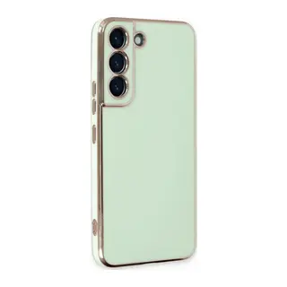 Samsung Galaxy S22 Plus Kılıf Volet Silikon - Açık Yeşil