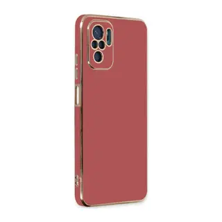 Xiaomi Redmi Note 10 Uyumlu Kılıf Volet Silikon - Kırmızı