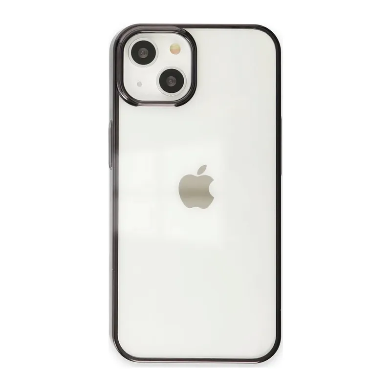 Apple iPhone 14 Plus Uyumlu Kılıf Element Silikon - Siyah