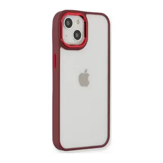 Apple iPhone 14 Plus Uyumlu Kılıf Dora Kapak - Kırmızı
