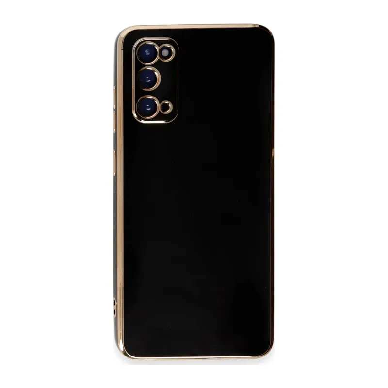 Samsung Galaxy S20 Uyumlu Kılıf Volet Silikon - Siyah