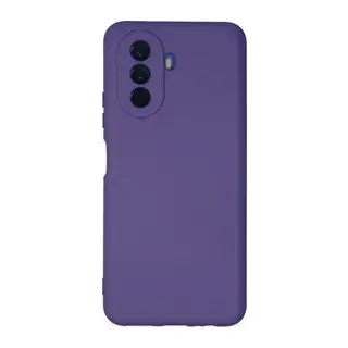 Huawei Nova Y70 Uyumlu Kılıf Nano içi Kadife Silikon - Mor