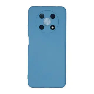 Huawei Nova Y90 Uyumlu Kılıf Nano içi Kadife Silikon - Mavi