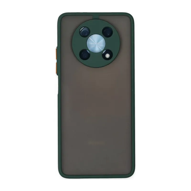 Huawei Nova Y90 Uyumlu Kılıf Montreal Silikon Kapak - Yeşil
