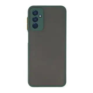 Samsung Galaxy M13 Uyumlu Kılıf Montreal Silikon Kapak - Yeşil