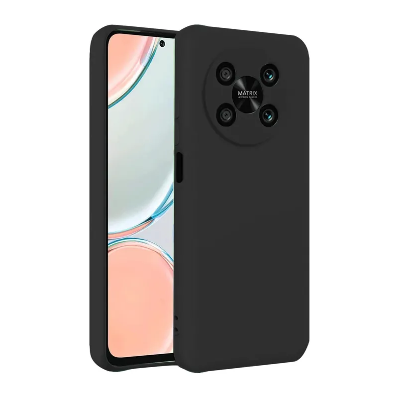 Huawei Nova Y90 Uyumlu Kılıf First Silikon - Siyah