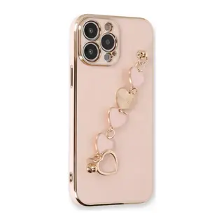 Apple iPhone 14 Pro Uyumlu Kılıf Esila Silikon - Pudra