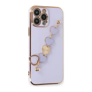 Apple iPhone 14 Pro Uyumlu Kılıf Esila Silikon - Lila