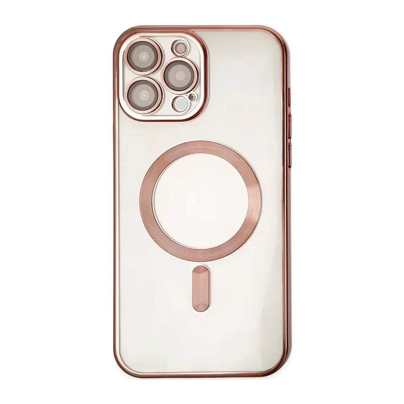 Apple iPhone 14 Pro Uyumlu Kılıf Kross Magneticsafe Kapak - Rose