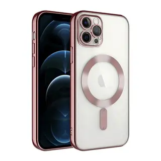Apple iPhone 14 Pro Max Uyumlu Kılıf Kross Magneticsafe Kapak - Rose