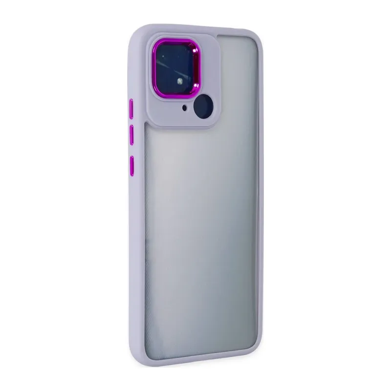 Xiaomi Redmi 10C Uyumlu Kılıf Dora Kapak - Lila