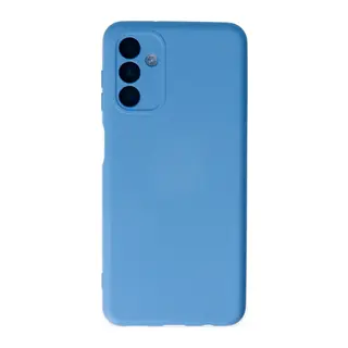 Samsung Galaxy A04S Uyumlu Kılıf Nano içi Kadife Silikon - Mavi