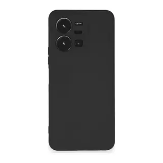 Vivo Y35 Uyumlu Kılıf Nano içi Kadife Silikon - Siyah