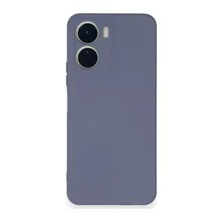 Vivo Y16 Uyumlu Kılıf Nano içi Kadife Silikon - Gri