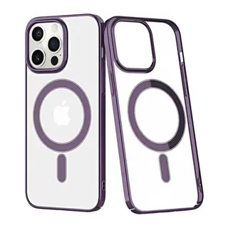 Apple iPhone 13 Pro Uyumlu Kılıf Element Magneticsafe Sert Kapak - Derin Mor