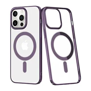 Apple iPhone 13 Pro Max Uyumlu Kılıf Element Magneticsafe Sert Kapak - Derin Mor