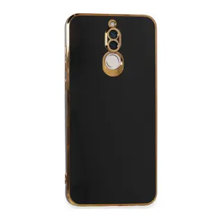 Huawei Mate 10 Lite Uyumlu Kılıf Volet Silikon - Siyah