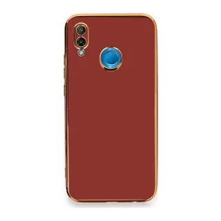 Huawei P20 Lite Uyumlu Kılıf Volet Silikon - Kırmızı