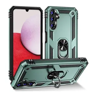 Samsung Galaxy A04S Uyumlu Kılıf Sofya Yüzüklü Silikon Kapak - Yeşil