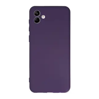 Samsung Galaxy A04 Uyumlu Kılıf First Silikon - Mor