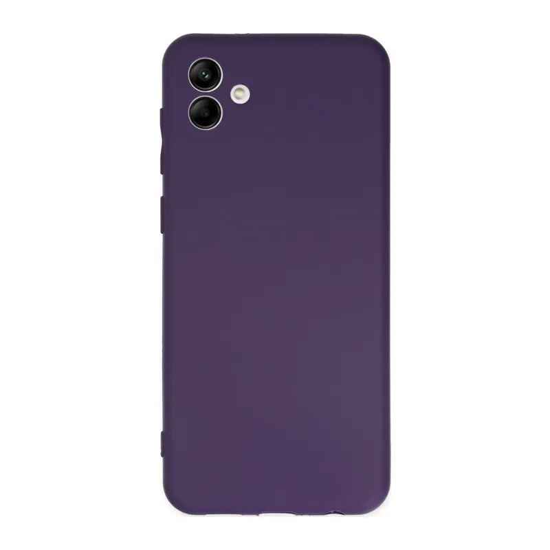 Samsung Galaxy A04 Uyumlu Kılıf First Silikon - Mor