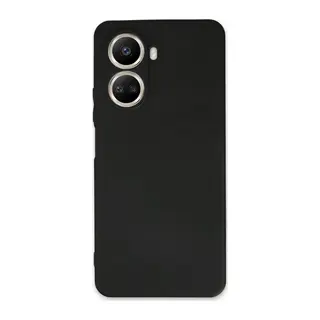 Huawei Nova 10 SE Uyumlu Kılıf First Silikon - Siyah