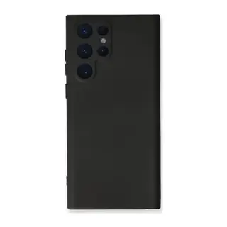 Samsung Galaxy S23 Ultra Uyumlu Kılıf Nano içi Kadife Silikon - Siyah