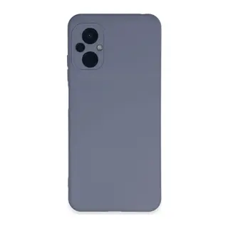 Xiaomi Poco M5 Uyumlu Kılıf Nano içi Kadife Silikon - Gri