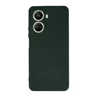Huawei Nova 10 SE Uyumlu Kılıf First Silikon - Koyu Yeşil