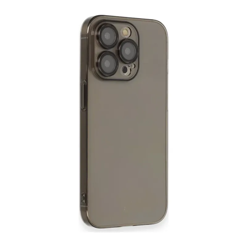 Apple iPhone 13 Pro Uyumlu Kılıf Armada Lensli Kapak - Siyah