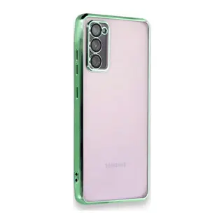 Samsung Galaxy S20 FE Uyumlu Kılıf Lensli Silikon - Yeşil