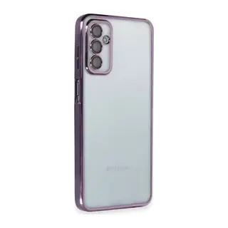 Samsung Galaxy M23 Uyumlu Kılıf Lensli Silikon - Mor