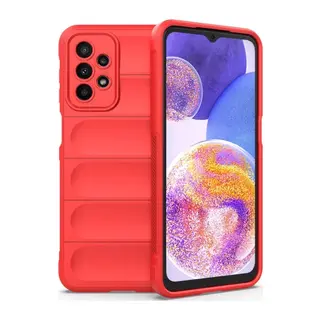 Samsung Galaxy A23 4G Uyumlu Kılıf Optimum Silikon - Kırmızı