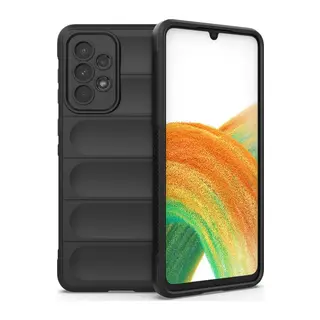 Samsung Galaxy A33 5G Uyumlu Kılıf Optimum Silikon - Siyah
