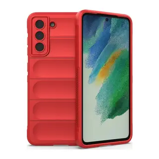 Samsung Galaxy S22 Plus Uyumlu Kılıf Optimum Silikon - Kırmızı