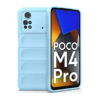 Xiaomi Poco M4 Pro 4G Uyumlu Kılıf Optimum Silikon - Sky Blue
