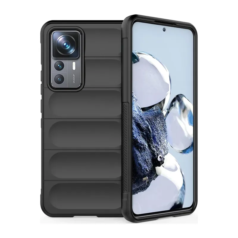 Xiaomi Mi 12T Pro Uyumlu Kılıf Optimum Silikon - Siyah