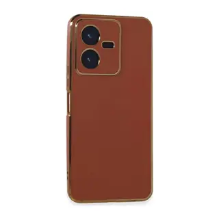 Vivo Y22 2022 Uyumlu Kılıf Volet Silikon - Kırmızı