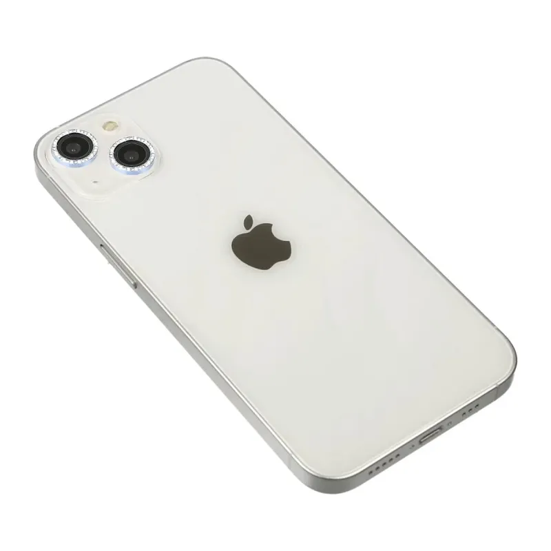 Apple iPhone 14 Uyumlu Diamond Kamera Lens - Sierra Blue
