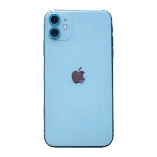 Apple iPhone 11 Uyumlu Neon Fosforlu Kamera Lens - Mavi