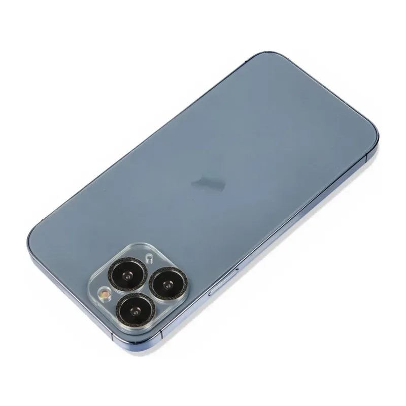 Apple iPhone 11 Pro Max Uyumlu Shine Kamera Lens Koruma Cam - Siyah