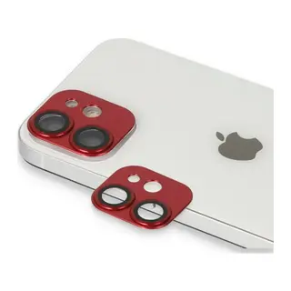 Apple iPhone 11 Uyumlu Pers Alüminyum Kamera Lens - Kırmızı