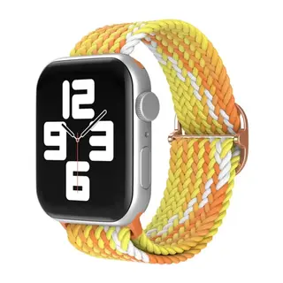 Apple Watch 38mm Uyumlu Star Kordon - Turuncu-Sarı