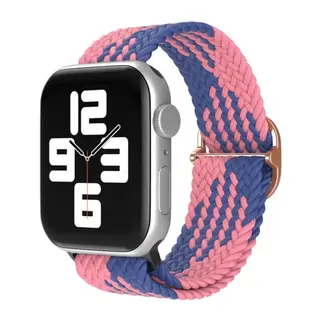 Apple Watch 42mm Uyumlu Star Kordon - Pembe-Mavi